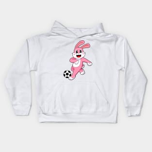 Rabbit Soccer player Soccer Kids Hoodie